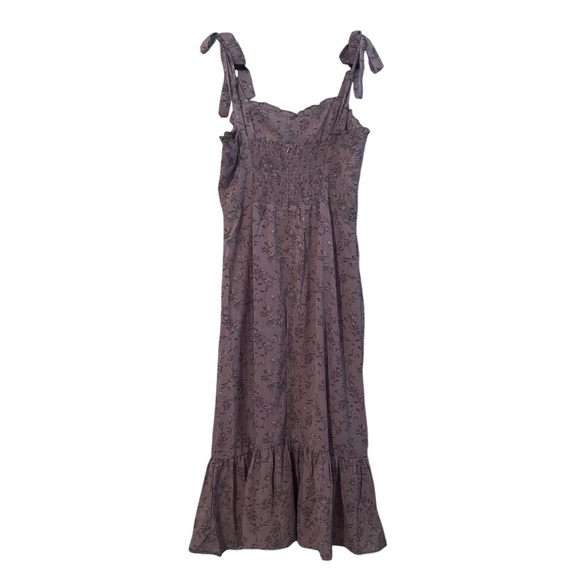 NWT O.P.T. Women's Pink Floral Midi Dress Size L - Picture 2 of 3